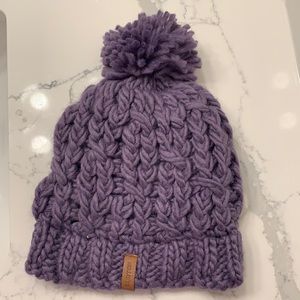 Purple Burton snow hat